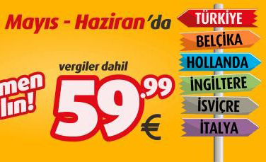 Erzurum Narman THY Promosyonlu Bilet Hattı